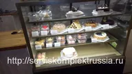 Витрина кондитерская Carboma ВХСв-1,3д Cube Люкс 0 до + 7 °С