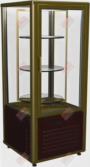 Шкаф кондитерский CARBOMA D4 VM 120-2 (R120Cвр бежево-коричневый)