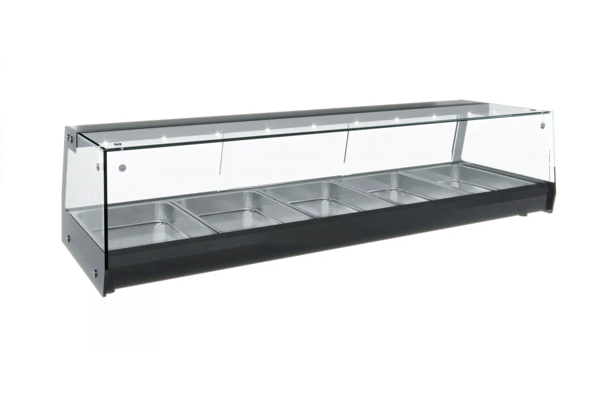 Витрина барная тепловая Carboma Cube Bar A37 SH 1,5-1
