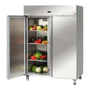Шкаф холодильный Carboma R1120 INOX 0…+7 °C 1120 лит