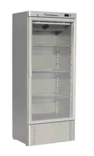 Холодильный шкаф CARBOMA R560С (560л, 0.+12*С, дверь стекло, 4 полки, воздухоохладит. 83*65*202 см)