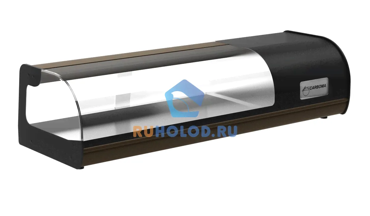Витрина холодильная настольная Полюс Carboma ВХСв-1,0 BAR (A37)