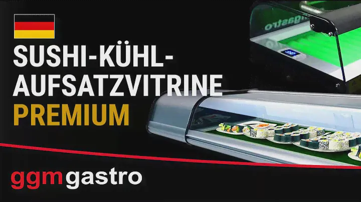 Sushi-Kühlaufsatzvitrine ASUI - PREMIUM - GGM Gastro